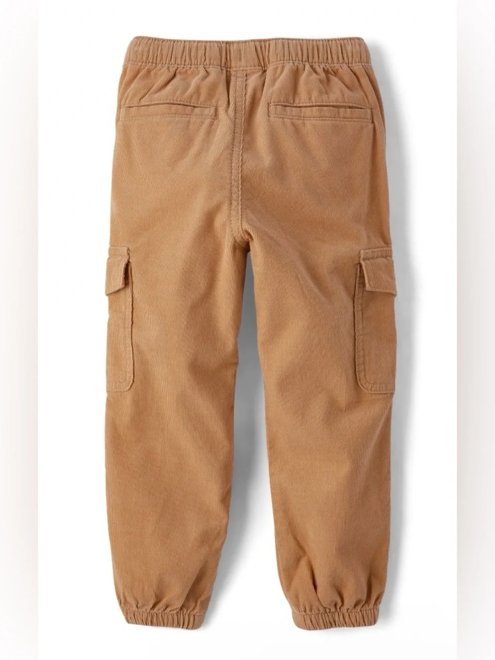 Gymboree Boys ‘Little Snowflake’ Tan Corduroy Pull-On Cargo Joggers Size 5